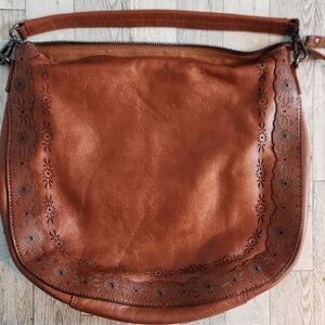 Brown Leather Shoulder Bag